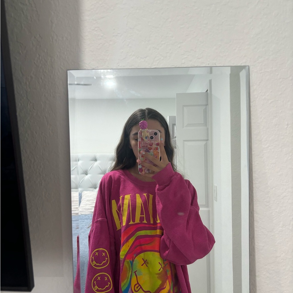 Vibrant Pink Nirvana Sweater